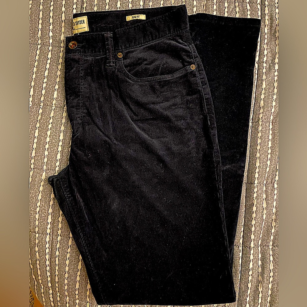 Slim Fit 5-Pocket Italian Corduroy Pant